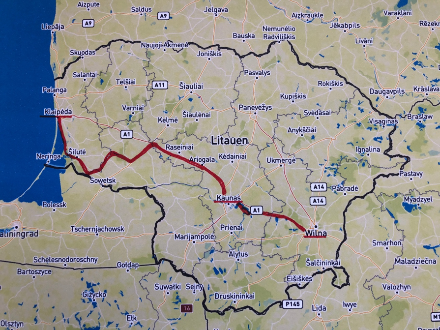 Itinerary of the Lithuania trip 2019
